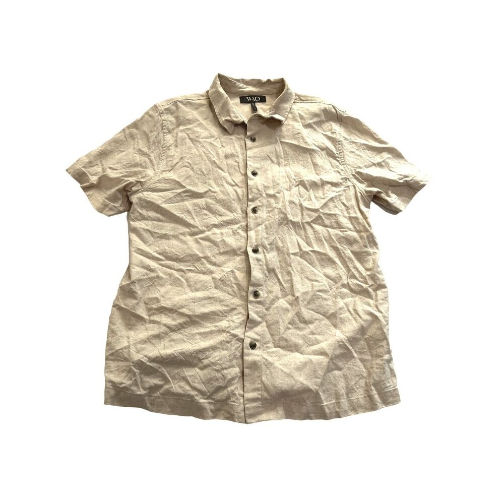 WAO The Short Sleeve Shirt in Cream